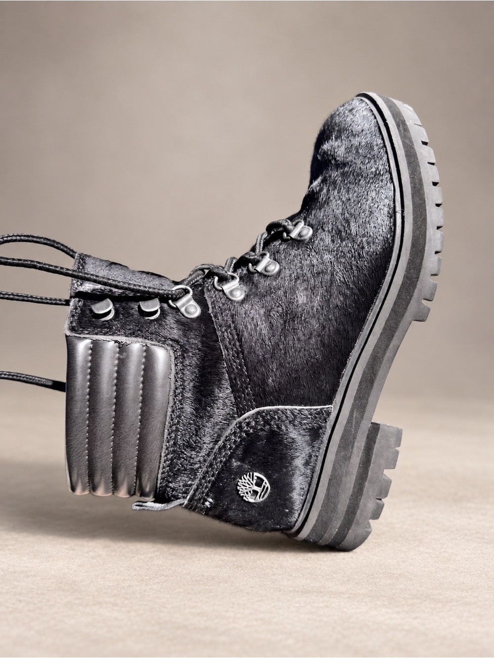 Timberland London Square Mid Hiker Boots - Black Leather, Women’s Size 6